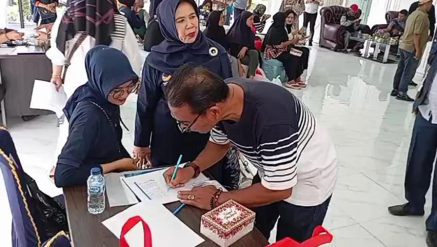 Antusias Warga Donor Darah di HUT Partai Nasdem Sumbar