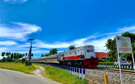 Kereta Api  di Sumbar di Serbu Warga, Tiket Terjual hingga 171%
