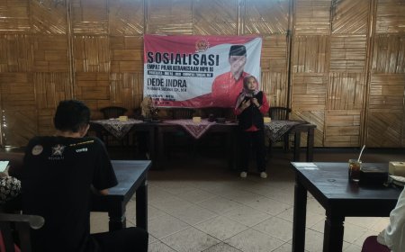 Sosialisasi 4 Pilar di Desa Majesem, Dede Indra Permana Ajak Warga Jaga Persatuan di Tengah Keberagaman