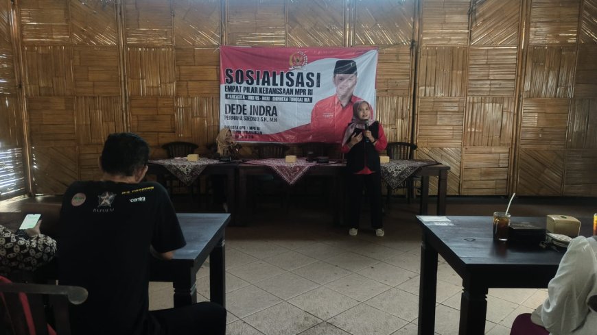 Sosialisasi 4 Pilar di Desa Majesem, Dede Indra Permana Ajak Warga Jaga Persatuan di Tengah Keberagaman