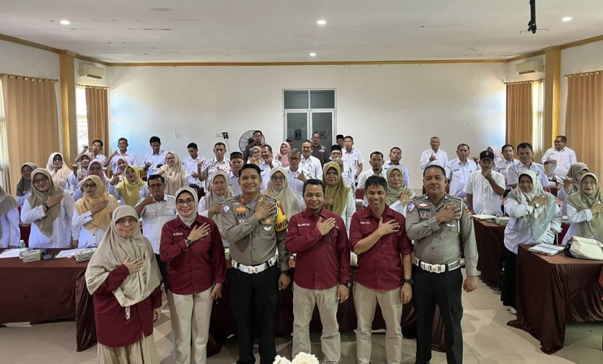 Tingginya Kecelakaan Lalu Lintas Dikalangan Pelajar, Polres Pessel  Sosialisasi & MOU ke Sekolah