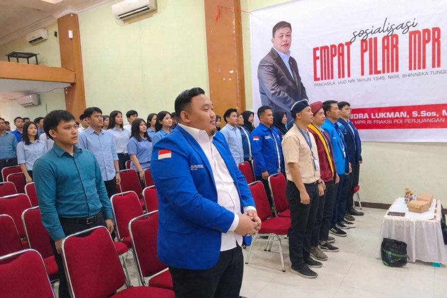 Alex Indra Lukman Gelar Sosialisasi Empat Pilar Kebangsaan Bersama KNPI Mentawai