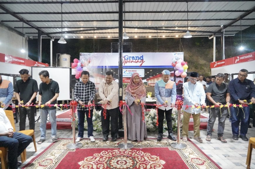 Pertamina Hadirkan Foodcourt UMKM Untuk Puluhan Kepala Keluarga di Aceh