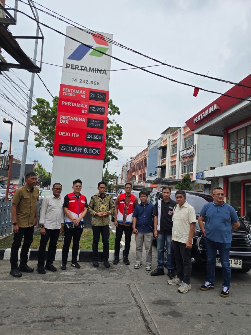 Pertamina dan Pemprov Riau Tinjau SPBU