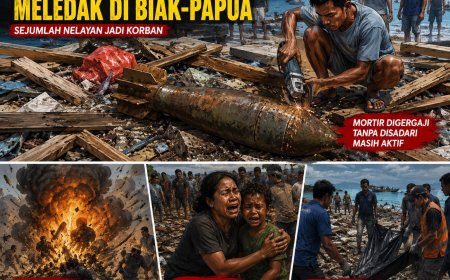 Viral! Mortir Peninggalan Perang Dunia II Meledak di Biak, Sejumlah Warga Jadi Korban