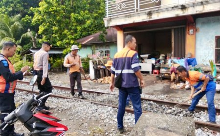 Sudah 21 Perlintasan Liar di Sumbar Ditutup KAI