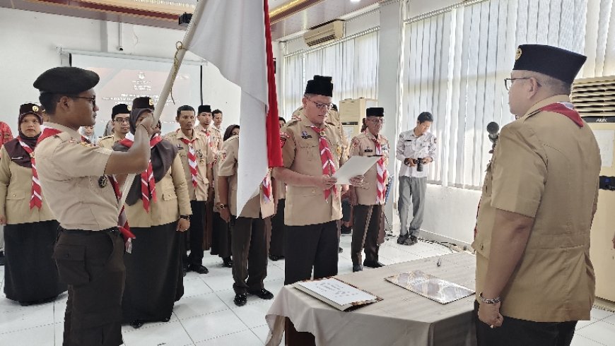 Pengurus Saka Rintisan Yogaswara KPU Kota Padang Dilantik, Jadi Percontohan Nasional Pendidikan Demokrasi Pemilih Pemula