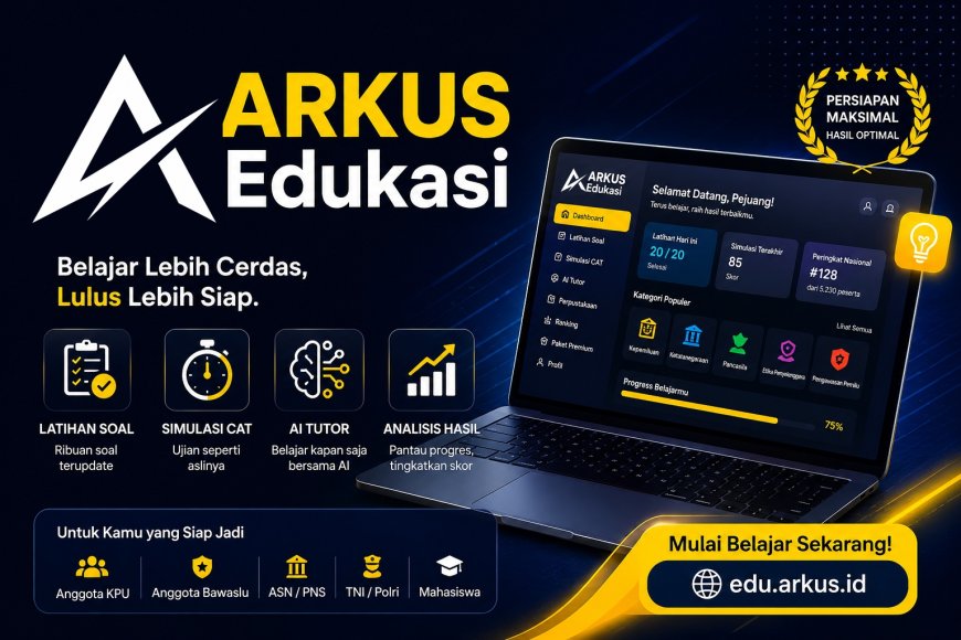 ARKUS Edu, Platform Belajar dan Simulasi Ujian Berbasis AI Resmi Diluncurkan