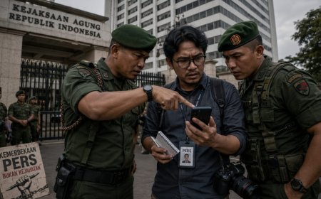 AJI Jakarta dan LBH Pers Desak Panglima TNI Usut Kasus Intimidasi Jurnalis di Kantor Kejagung