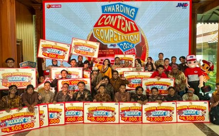 Jurnalis Topikini.com Raih Juara JNE Content Competition 2026 dari 5.273 Karya Seluruh Indonesia