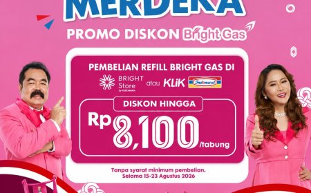 Pertamina  Hadirkan Promo Bright Gas Semarak Merdeka