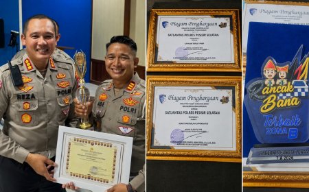 Sat Lantas Polres Pessel Kembali Pertahankan Juara Umum Zona B