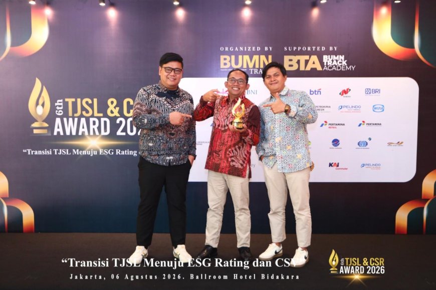Pertamina  Sumbagut Raih Predikat Platinum TSJL & CSR Award 2026