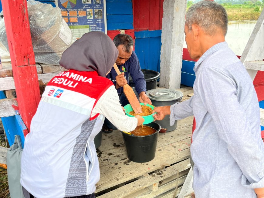 Pertamina Perkuat Adaptasi Perubahan Iklim Petambak Udang Melalui Gampong Berdikari di Lhokseumawe
