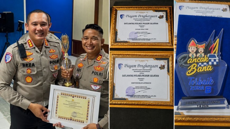 Sat Lantas Polres Pessel Kembali Pertahankan Juara Umum Zona B