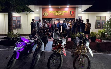 Tim Gabungan Polda Sumbar Ungkap Jaringan Curanmor Lintas Kabupaten dan Kota