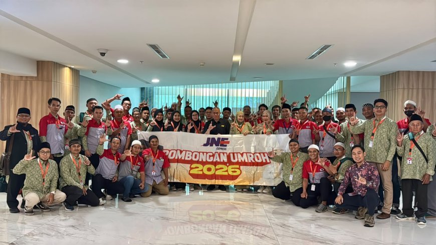 Reward Loyalitas 12 Tahun bekerja, JNE Antar 1.200 Karyawannya ke Tanah Suci