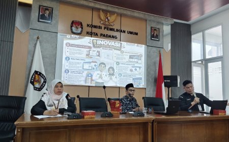 KPU Kota Padang Sosialisasikan Standar Pelayanan Publik Terpadu