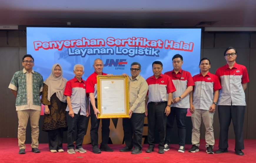 Resmi Bersertifikat Halal, JNE Perkuat Standar Logistik Halal Nasional